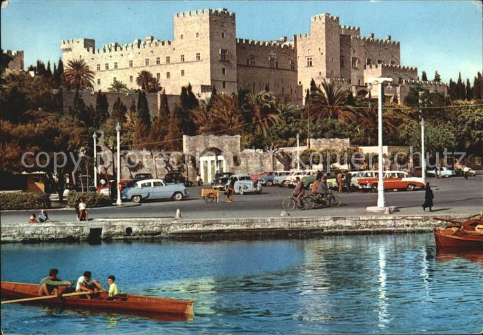 Rhodos Rhodes aegaeis Palast der Ritter