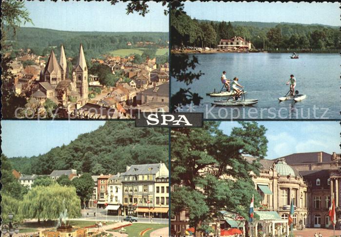 Spa Liege Kirche Tretbootfahren Teilansichten