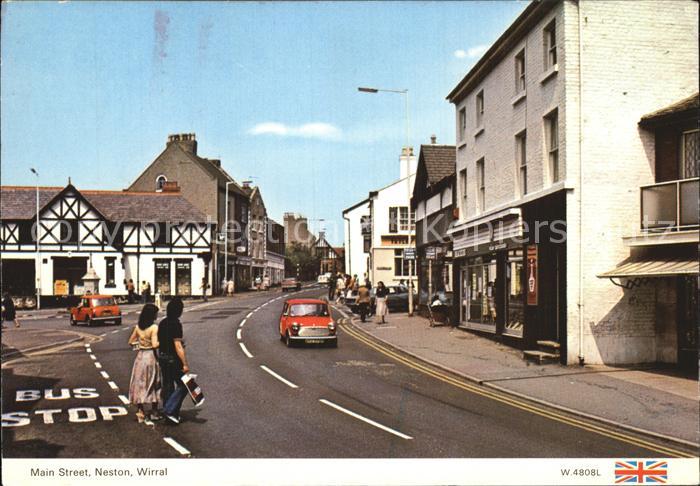 Wirral United Kingdom Main Street Neston