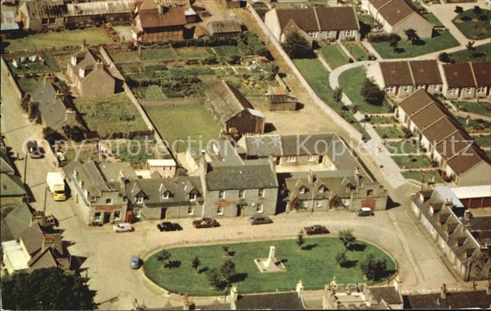 Aberdeenshire Hotel and Shop The Village Monymusk Air view