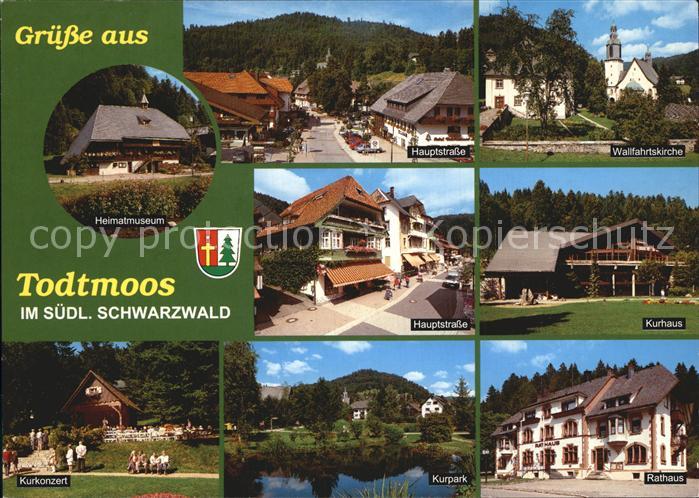 Todtmoos Schwarzwald BW Hauptstr Wallfahrtskirche Kurhaus Kurkonzert Kurpark Rat