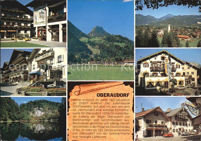 Oberaudorf Dorfmotive Panorama Innpartie