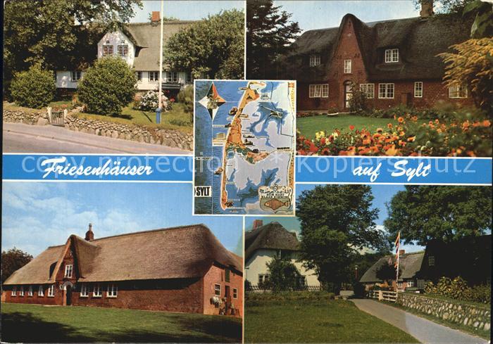SYLT Insel Schleswig-Holstein Friesenhaeuser