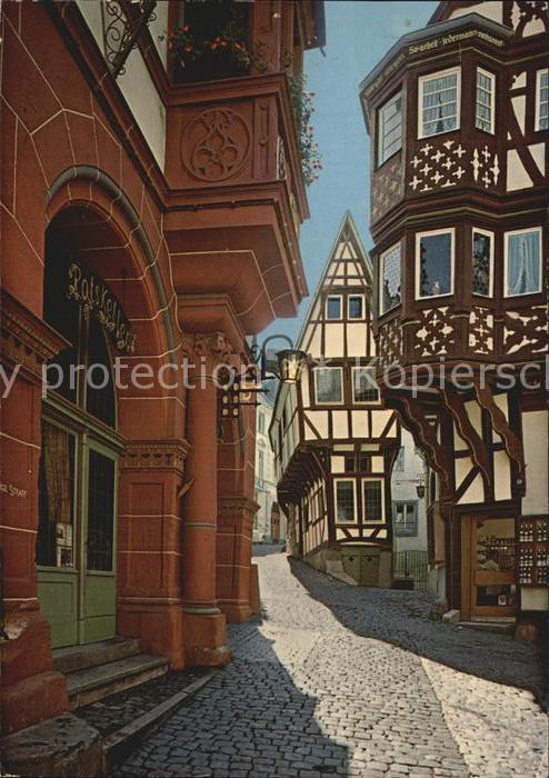 BERNKASTEL-KUES Berncastel Rheinland-Pfalz Spitzhaeuschen