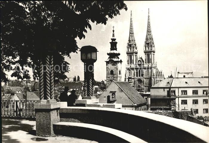 Zagreb Pogled sa Strossmayerovog setalista