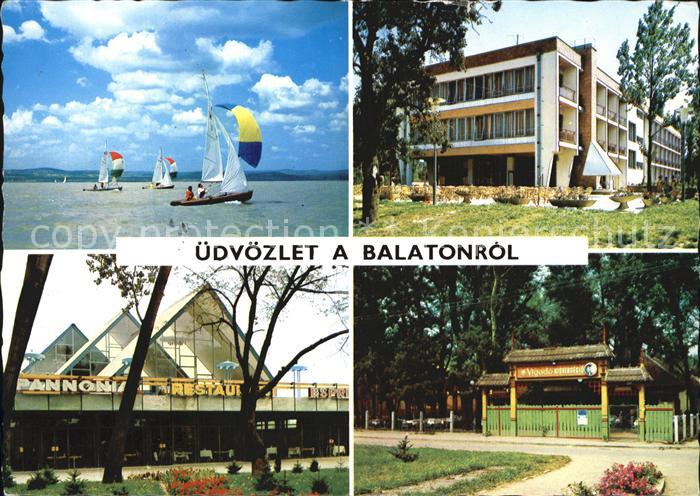 Balaton Plattensee Balatonrol Teilansichten