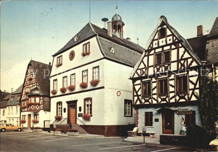 Kirchberg Hunsrueck Marktplatz Rathaus Schwanen Apotheke