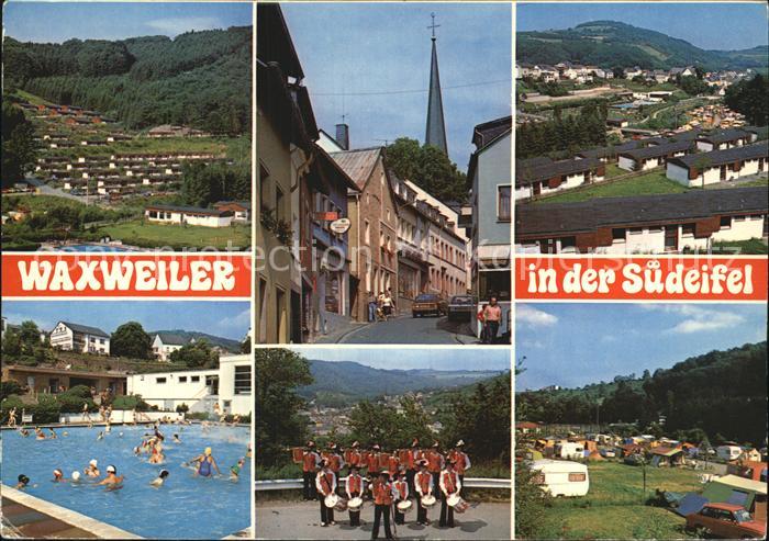 Waxweiler Total Strassenpartie Schwimmbad Trachtenkapelle Camping