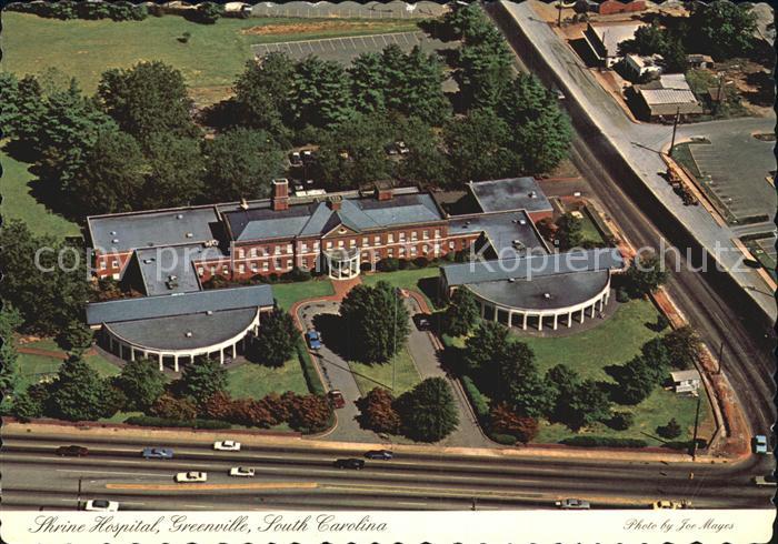 Greenville South Carolina Shrine Hospital Fliegeraufnahme