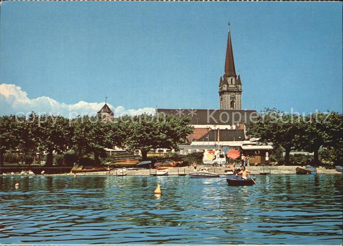 Radolfzell Bodensee Teilansicht Kirche