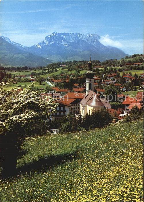 Reit Winkl Panorama Pfarrkirche