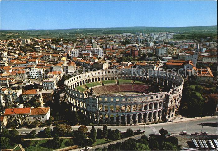 Pola Pula Croatia Panorama Amphitheater