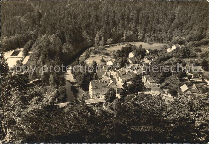 Treseburg Harz Blick vom Weissen Hirsch
