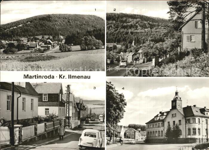 Martinroda Ilmenau Veronikaberg Teilansicht Waldstrasse Konsum Gaststaette Thuer