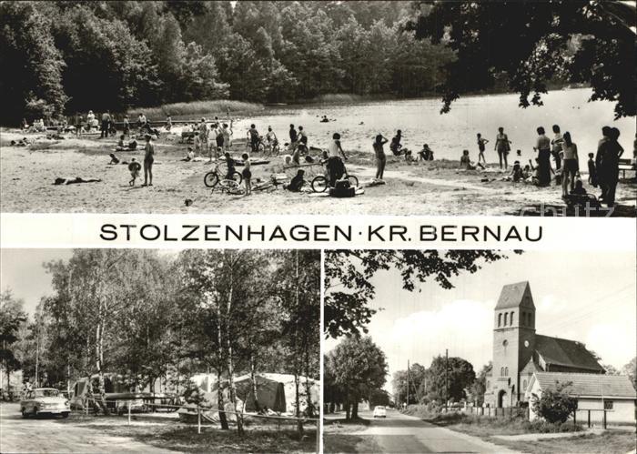 Stolzenhagen Wandlitz Strandpartie Camping Kirche
