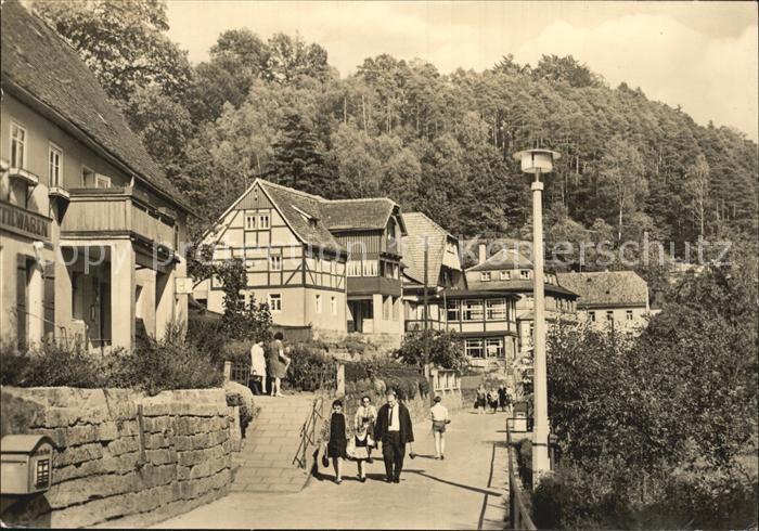 Rathen Saechsische Schweiz Kurpromenade