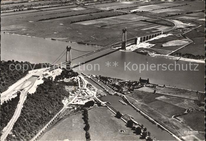 Tancarville Le Pont de Tancarville Vue aerienne