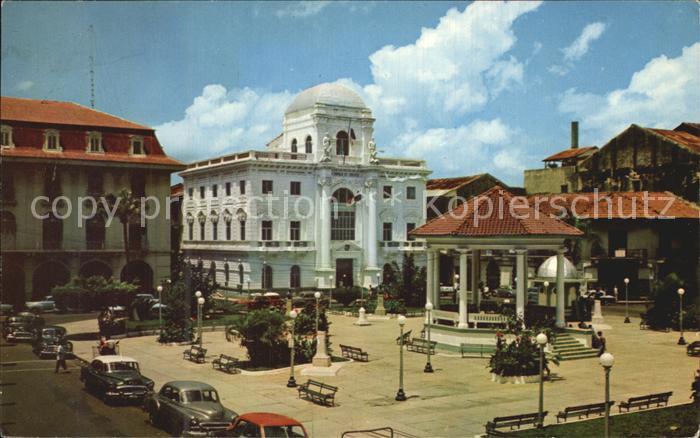Panama City Panama Post Telefon Gebaeude Freiheitsplatz