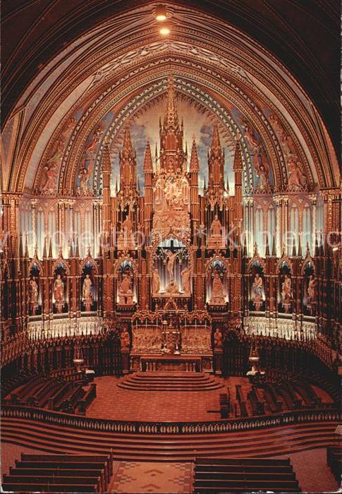 Montreal Quebec Notre Dame Altar