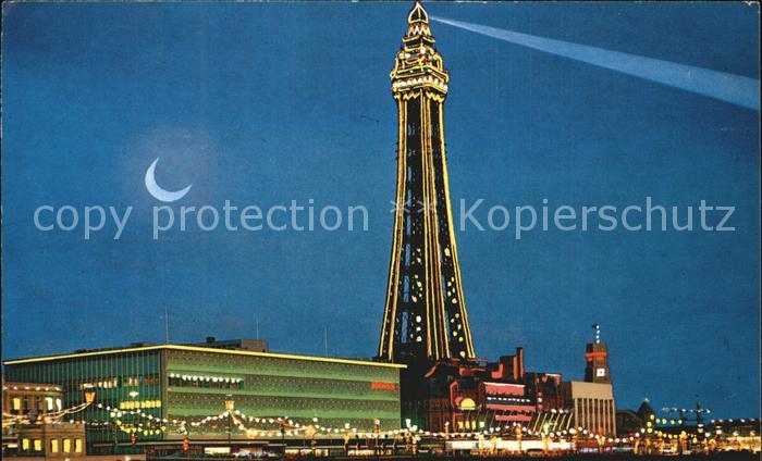 Blackpool Tower Promenade Illuminiert