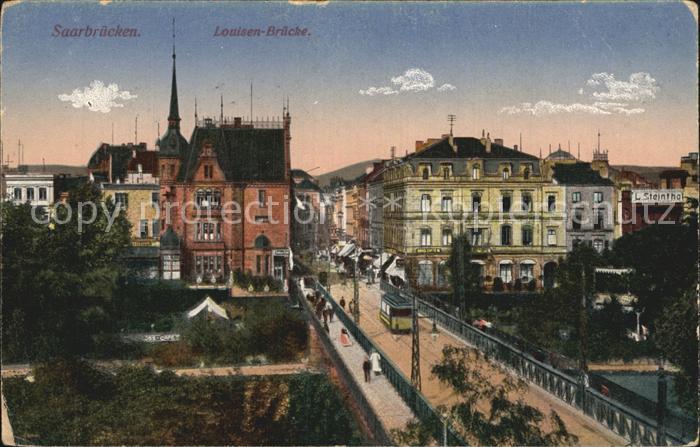 SAARBRueCKEN Saarland Louisen Bruecke