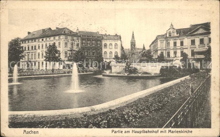 Aachen Hauptbahnhof Marienkirche
