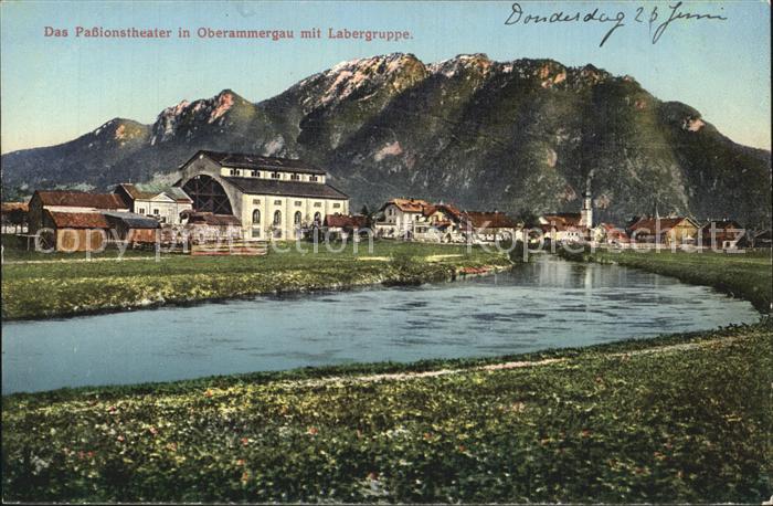 OBERAMMERGAU Bayern Passionstheater Labergruppe