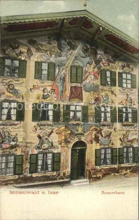 Mittenwald Bayern Lueftlmalerei