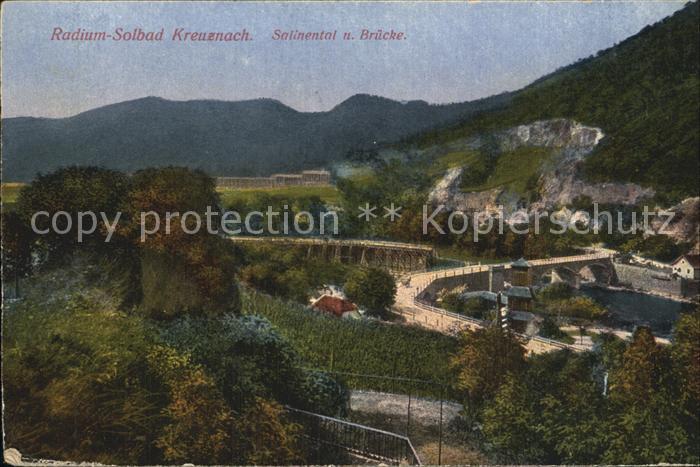 Kreuznach Bad Radium Solbad Salinental Bruecke