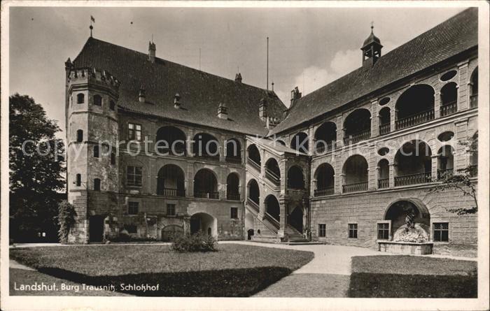 Landshut Isar Burg Trausnitz Schlosshof