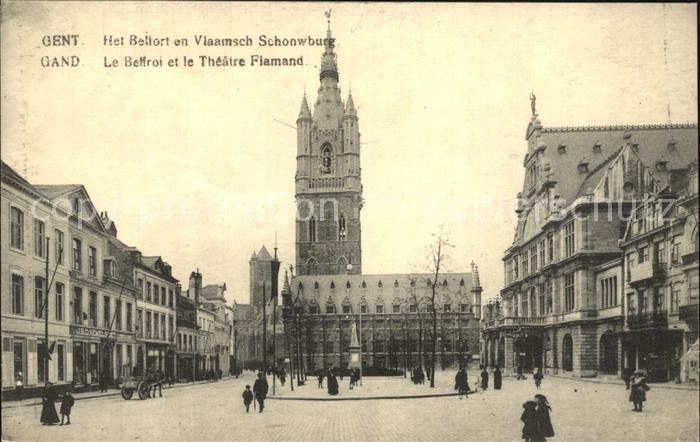 Gand Belgien Theatre Flamand Le Beffroi
