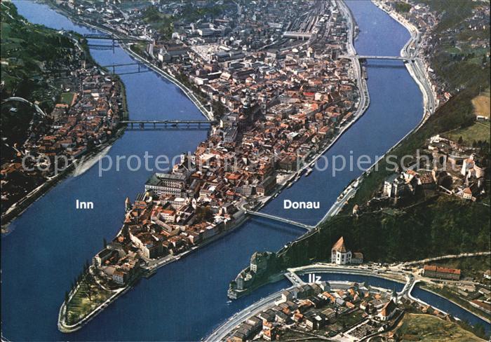 PAssAU Bayern Dreifluessestadt Inn Donau Ilz