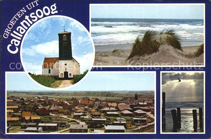 Callantsoog Ortsansicht Kirche Duenen