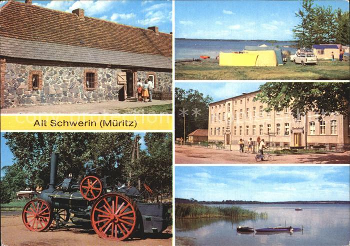 Alt Schwerin Mueritz Agrarhistorisches Museum Campingplatz Alte Lokomobile