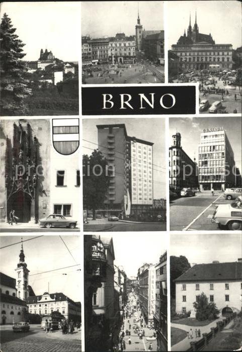 Brno Bruenn Stadtansicht Schloss Kirche