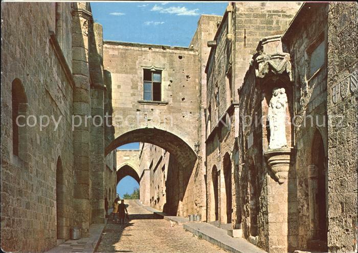 Rhodos Rhodes aegaeis Rittergasse