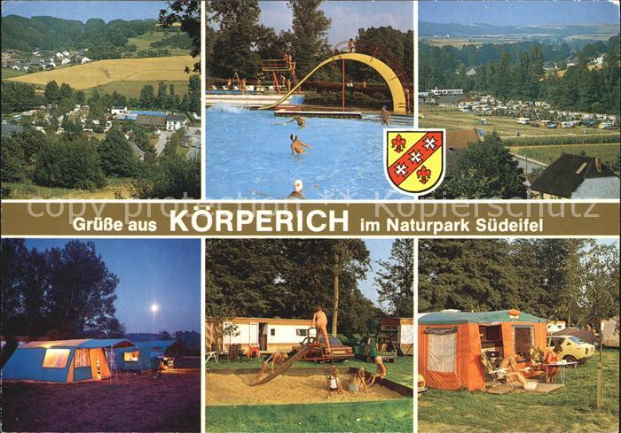 Koerperich Eifel Deutsch Luxemburgischer Naturpark Campingplatz Schwimmbad