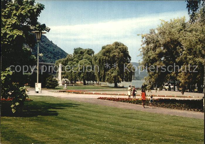 Andernach Rhein Rheinland-Pfalz Rheinanlagen