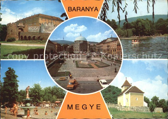 Pecs Baranya Megye Schwimmbad Kirche Burg