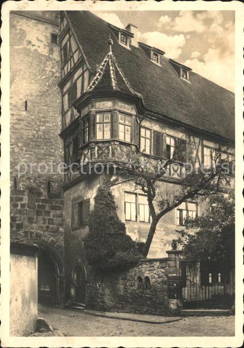Rothenburg Tauber Erker beim weissen Turm