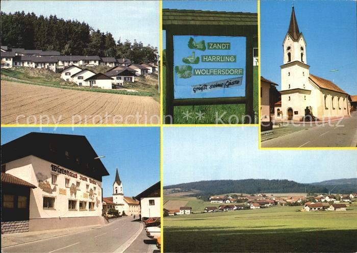Zandt Oberpfalz Harrling Wolfersdorf Gaststaette Kirche Ortsansichten