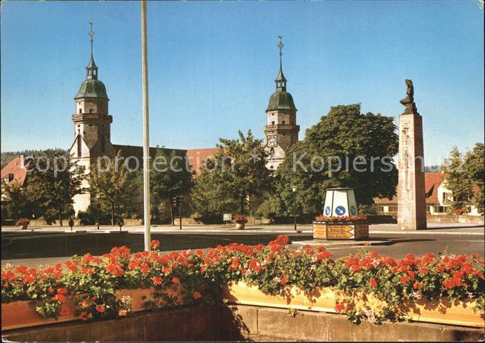 FREUDENSTADT BW Kurort Wintersportplatz Schwarzwald Stadtkirche