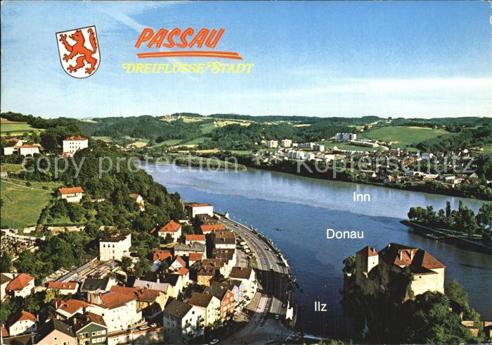 PAssAU Bayern Ilzstadt Dreifluessestadt Inn Donau Ilz