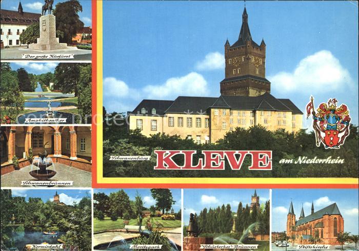 Kleve Schwanenburg Amphitheater Schwanenbrunnen