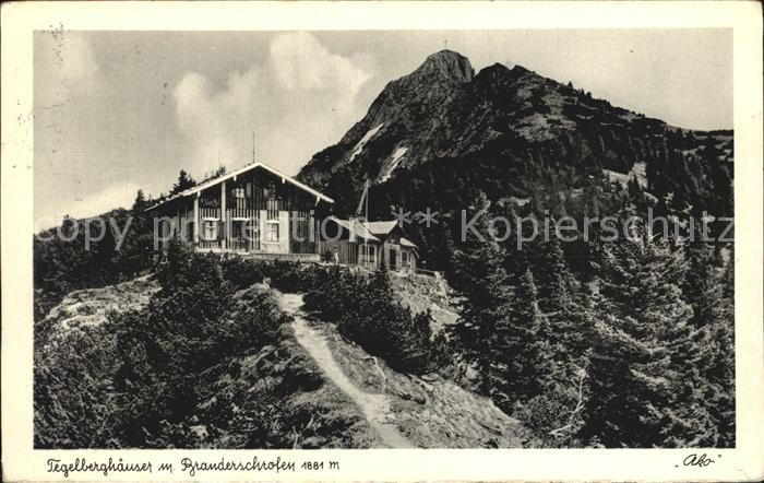 Schwangau Tegelberghaeuser mit Branderschrofen