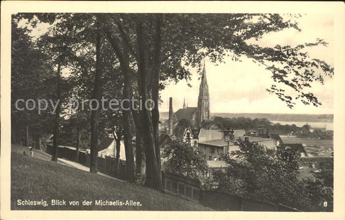 Schleswig Holstein Blick von der Michaelis Allee