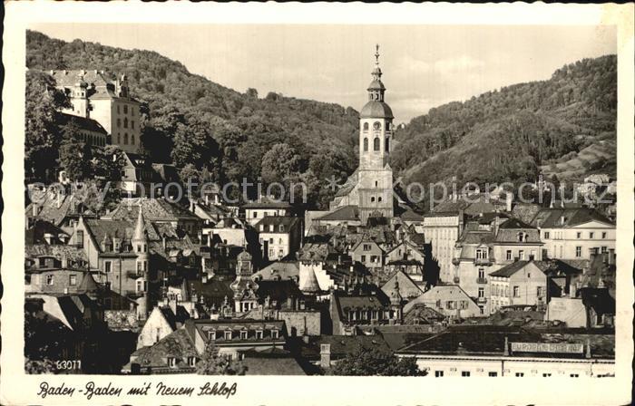 BADEN-BADEN BW mit neuem Schloss