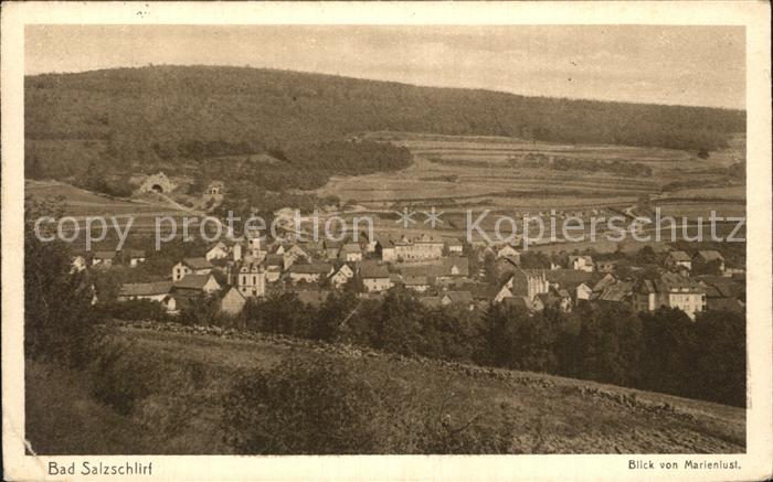Bad Salzschlirf Blick von Marienlust