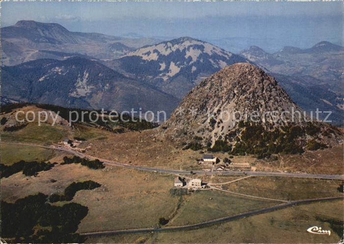 Saint-Martial Ardeche Le Gerbier de Jonc Fliegeraufnahme