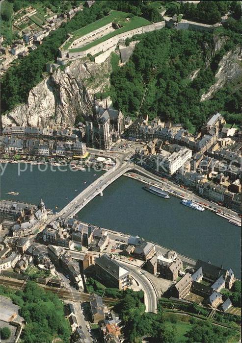 Dinant Wallonie Fliegeraufnahme
